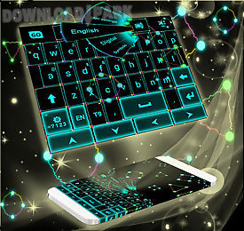 neon lightning keyboard