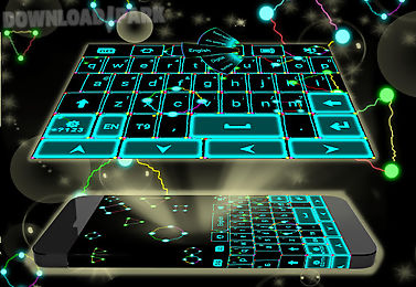 neon lightning keyboard