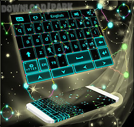 neon lightning keyboard