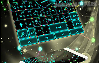 Neon lightning keyboard