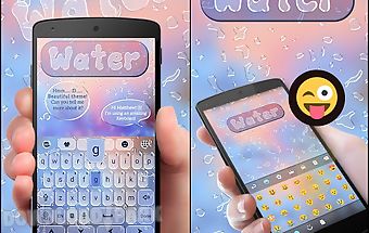 Water go keyboard theme