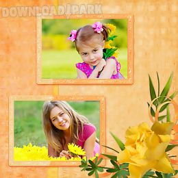 flower collage - photo editor