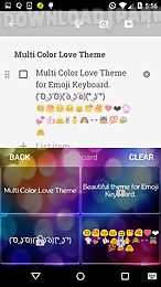 multicolor emoji keyboard skin