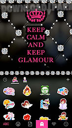 glamour emoji kika keyboard