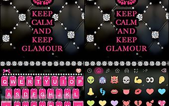 Glamour emoji kika keyboard
