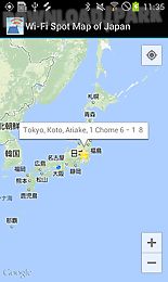 wi-fi spot map of japan
