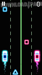 neon 2 cars racing