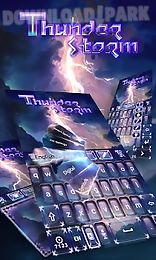 thunder storm keyboard theme