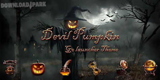 devil pumpkin golauncher theme