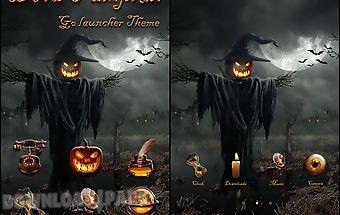 Devil pumpkin golauncher theme