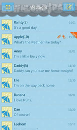 go sms pro rainy day theme
