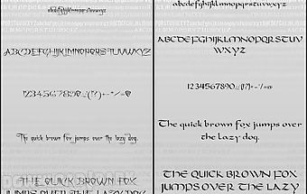 Gothic fonts for flipfont free