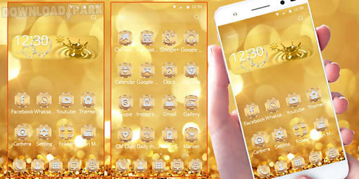 luxury gold theme deluxe