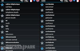 Offline english french dict.