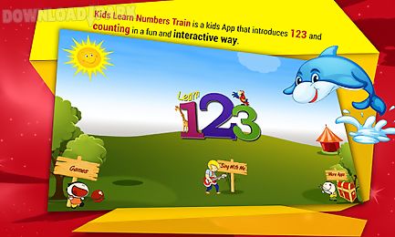 kids learn number train free