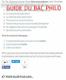 philosophy in french