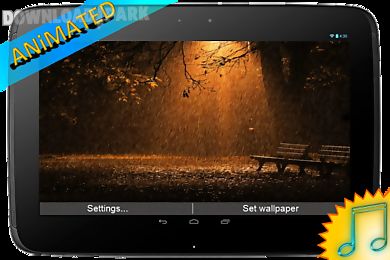 rain animated live wallpaper