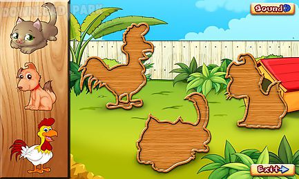 free picture puzzle for kids - animal puzzle