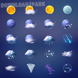 beautiful 3d weather hd icon