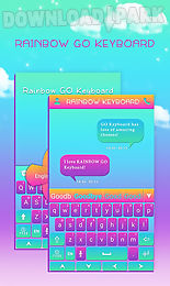 rainbow go keyboard theme