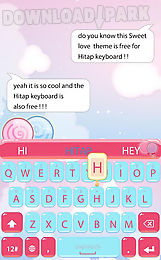 sweet love for hitap keyboard