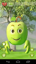 talking green apple