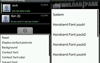 Handcent font pack5