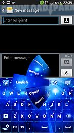 keyboard glow blue