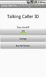 talking caller id