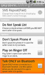 talking caller id