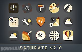 Saturate - free icon pack