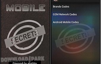 Mobile secrets codes