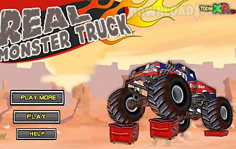 Real monster truck racing