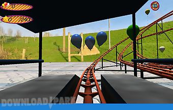 Roller coaster balloon tap