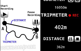 Gps distance meter