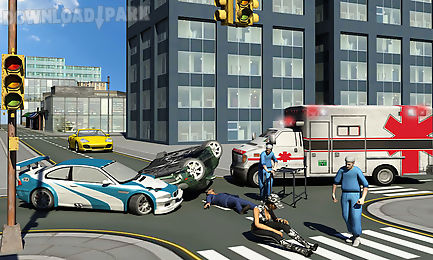 ambulance driver 3d parking