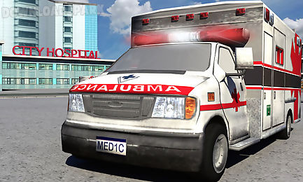 ambulance driver 3d parking