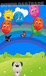 baby touch balloon pop game