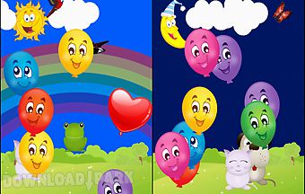 Baby touch balloon pop game