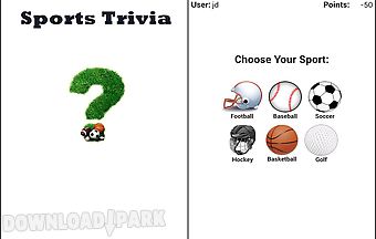 Sports trivia app