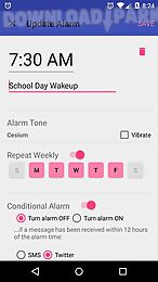 iffy conditional alarm clock