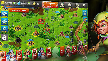 hero rush: conquest of kingdoms. the mad king