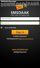 smsdaak. free sms to pakistan.
