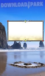 beach photo frame