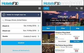 Hotel reservations booking app