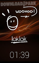 loklok: draw on a lock screen