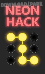 neon hack: pattern lock game