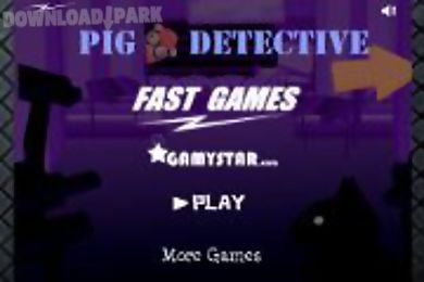 the funny detective pig