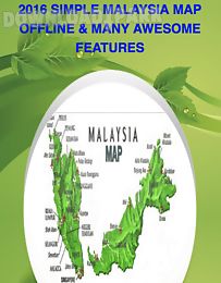 simple malaysia map offline
