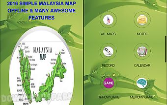Simple malaysia map offline